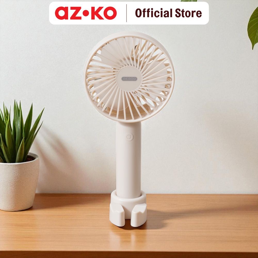 AZKO Memoo Kipas Angin Portable Rechargeable Portable Fan Kipas Mini Travel Serbaguna Kipas Angin Is