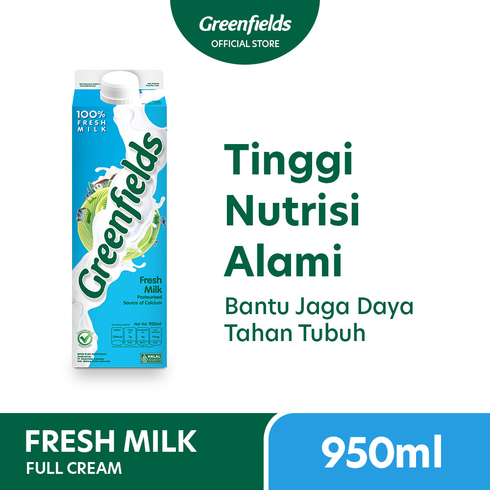 

[Special Price] Susu Segar Greenfields - Fresh Milk Full Cream 950ml