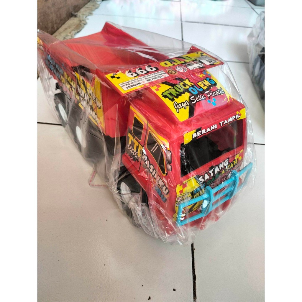 mainan truk oleng plastik/mainan anak-anak