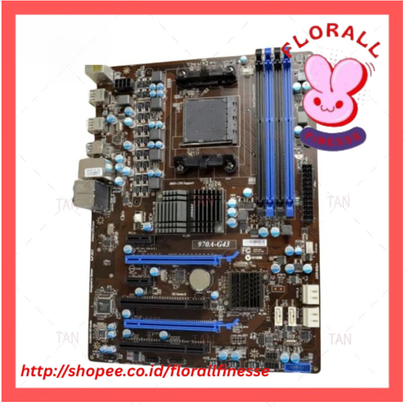 For MSI 970A-G43 Motherboard 970 32GB Socket AM3+ DDR3 ATX Mainboard 100% Tested Fast Ship TT
