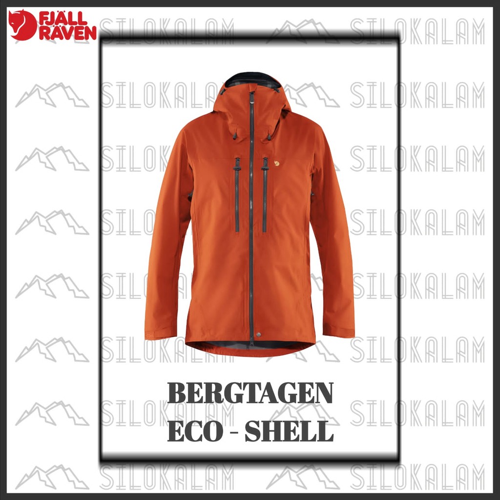 JAKET FJALLRAVEN BERGTAGEN ECO SHELL JACKET ORIGINAL