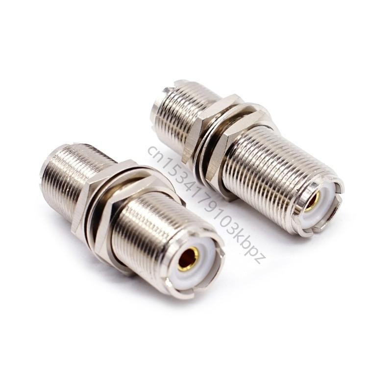 UHF to UHF RF Connector Coaxial UHF to SO239 Female RF UHF Radios Adapter for Antennas Wireless LAN 
