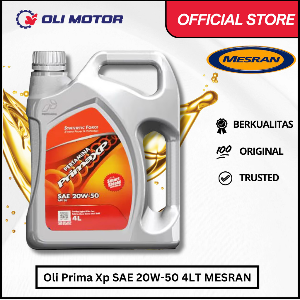 Oli Prima XP  Sae 20W-50 4LT MESRAN