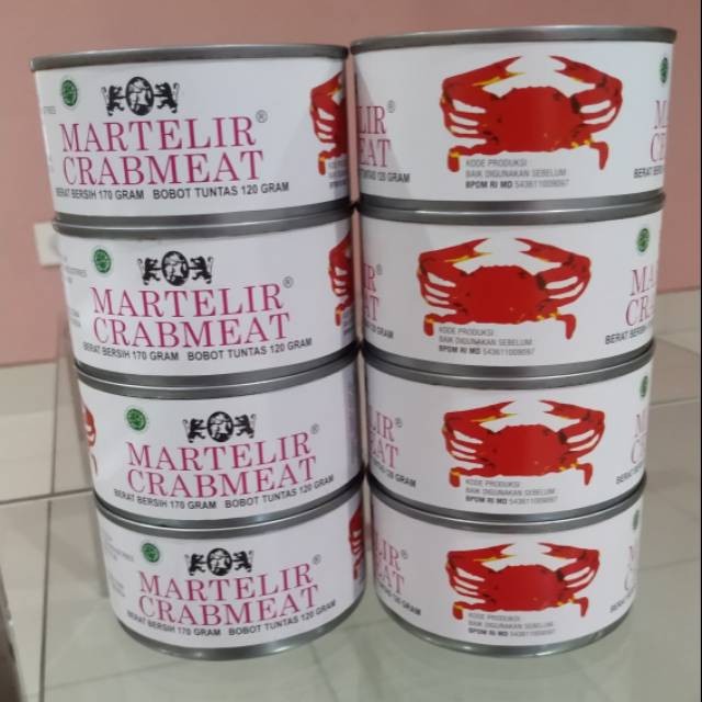 

Vanilla.storee Daging kepiting rajungan kalengan martelir crabmeat