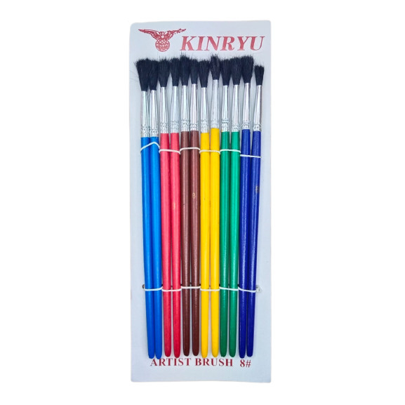 

Kuas Lukis / Kuas Cat Minyak / Kuas Acrylic / Cat Air Painting Brush Kinryu No.08 - Isi 1pcs (TA)