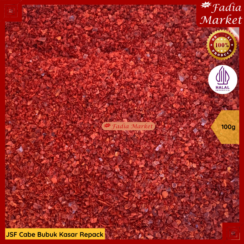 

Bubuk Cabe Gochugaru Kasar 100g Repack | Chili Flakes Korea untuk Kimchi & Masakan Pedas