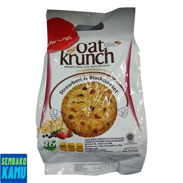 

Oat Krunch Strawberry & Blackcurrant 390 gr