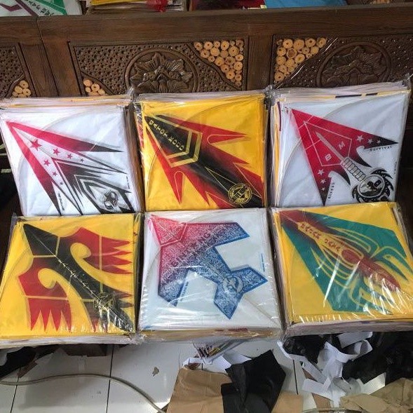 Paket 10Pcs Layangan Sukhoi Standart Isi 10 Pcs