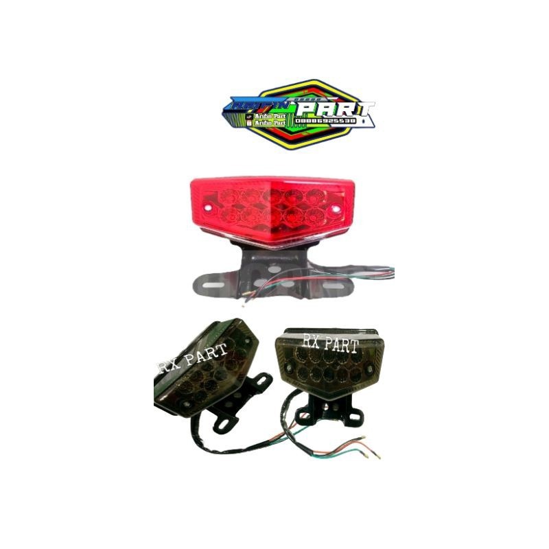 Lampu Rem Belakang LED RX-K Stoplamp RXK Variasi Stop Lamp Rx-King