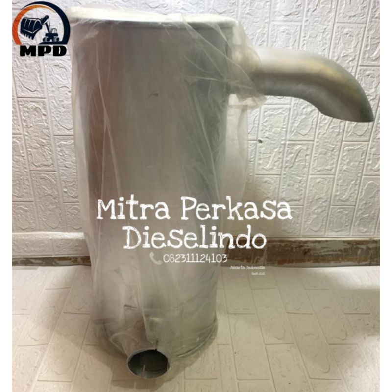 Knalpot Hitachi Zaxis200 Zaxis210 Muffler Hitachi ZX200 ZX210 Zaxis 200 Zaxis 210 Import Tebal