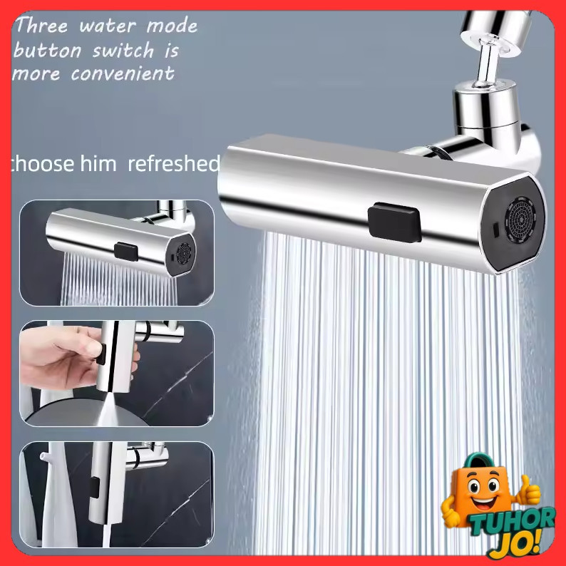 Keran Air Extender Faucet Water Outlet Universal 360 Degree - O2