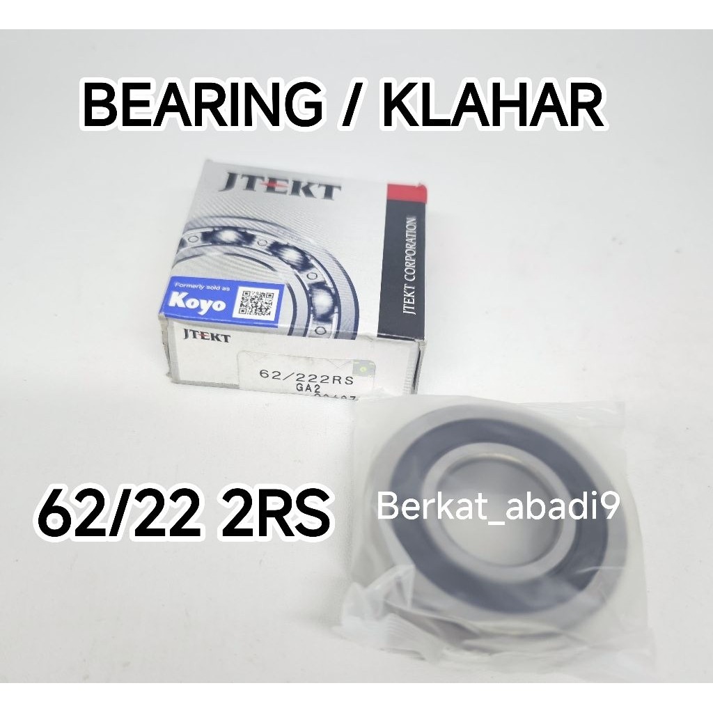 [ Koyo Japan ] Bearing Klahar kolahar lahar 62/22 6222