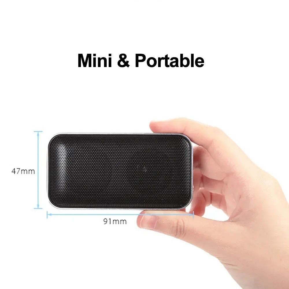 Portable Small BT Speaker Bluetooth  Wireless Speaker Mini Pocket Music Sound Box with Microphone Su