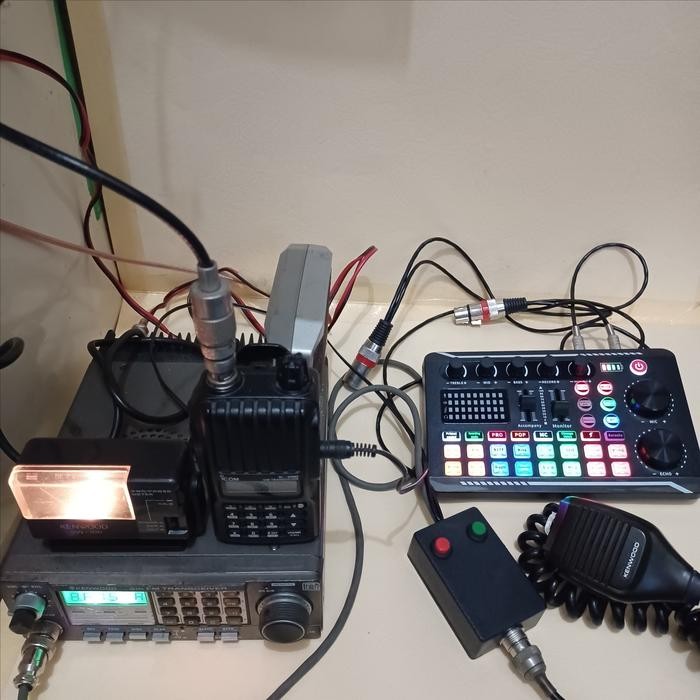 PTT SOUNDCARD V8S RIG KENWOOD TR-7950 9130