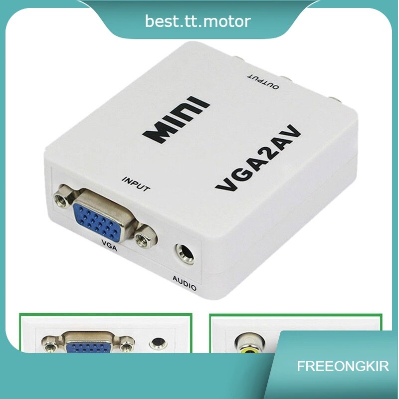 VGA to RCA CONVERTER / Converter VGA to AV / VGA to AV Mini Converter