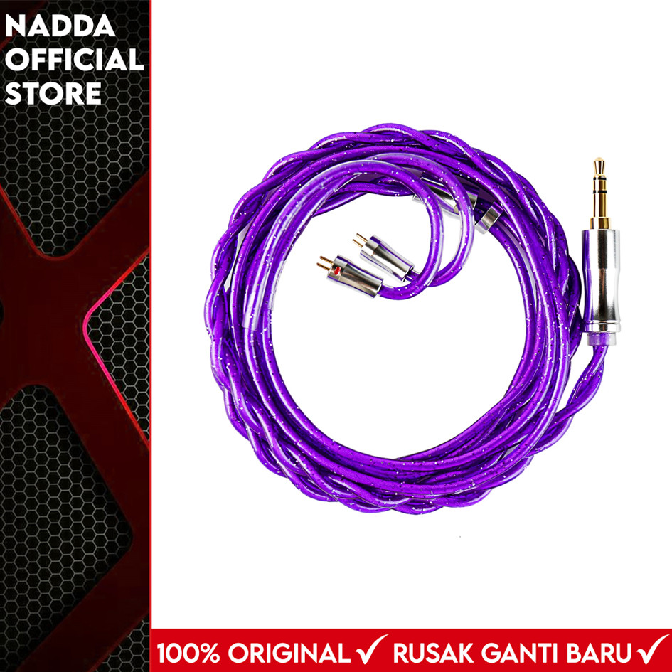 KBEAR Zi Xiao Alloy Copper + Silver Plated Copper Kabel Earphone IEM Upgrade Cable ZiXiao