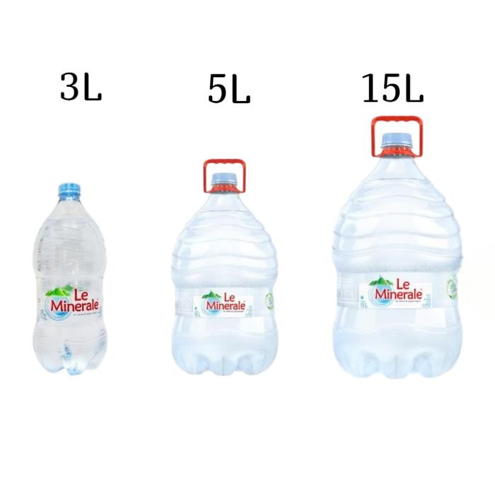 

LE MINERALE AIR MINERAL GALON SEKALI PAKAI 3 LITER / 5 LITER / 15 LITER