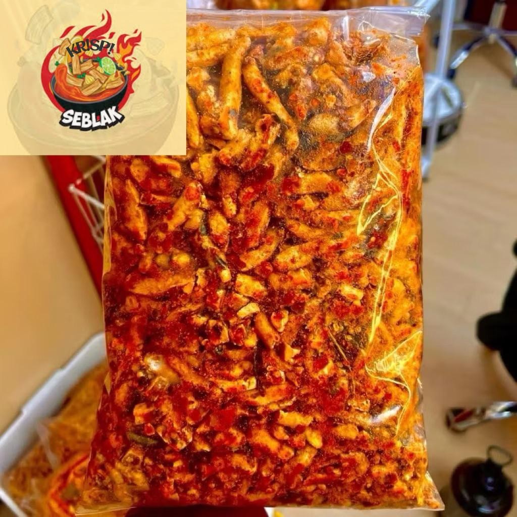 

(Seblak krispi) BASRENG PEDAS EKSTRA DAUN JERUK 250GR BASRENG VIRAL PEDAS DAUN JERUK Seblak