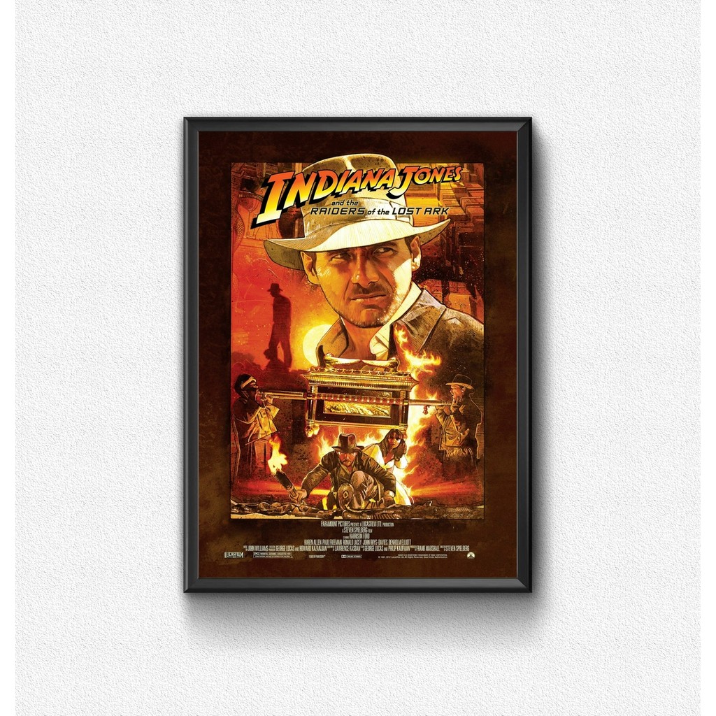 

Raiders Of The Lost Ark Movie Poster Covers Canvas Art Photos Printed Classic And Popular Posters Home Decoration Wall Paintings