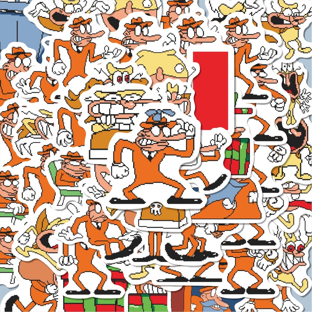 

100PCS Lucu Stiker Pizza Tower V28 Stiker Aesthetic Stiker Anti Air Stikers Berperekat Waterproof sticker decal buat Motor Helm Buku Journal Koper Casing HP Laptop Botol Minum Hadiah anak