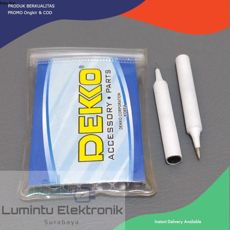 Ujung solder Dekko tembak DQ77N