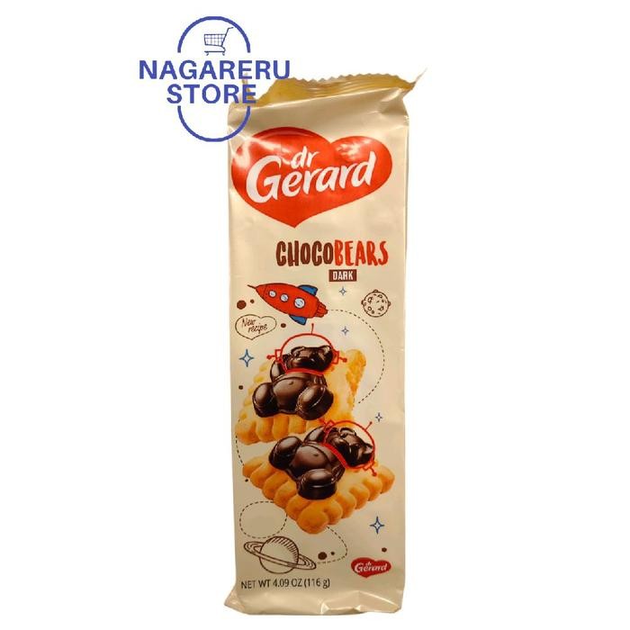 

Dr gerald chcocobears dark chocolate (biskuit dengan krim coklat) 116gr