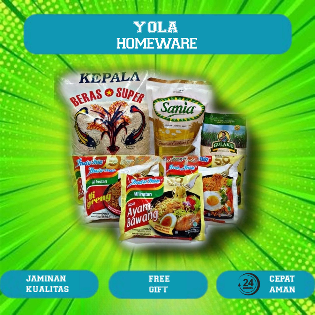 

paket 7/sembako/ beras /minyak/ murah /bandung/ paket lebaran