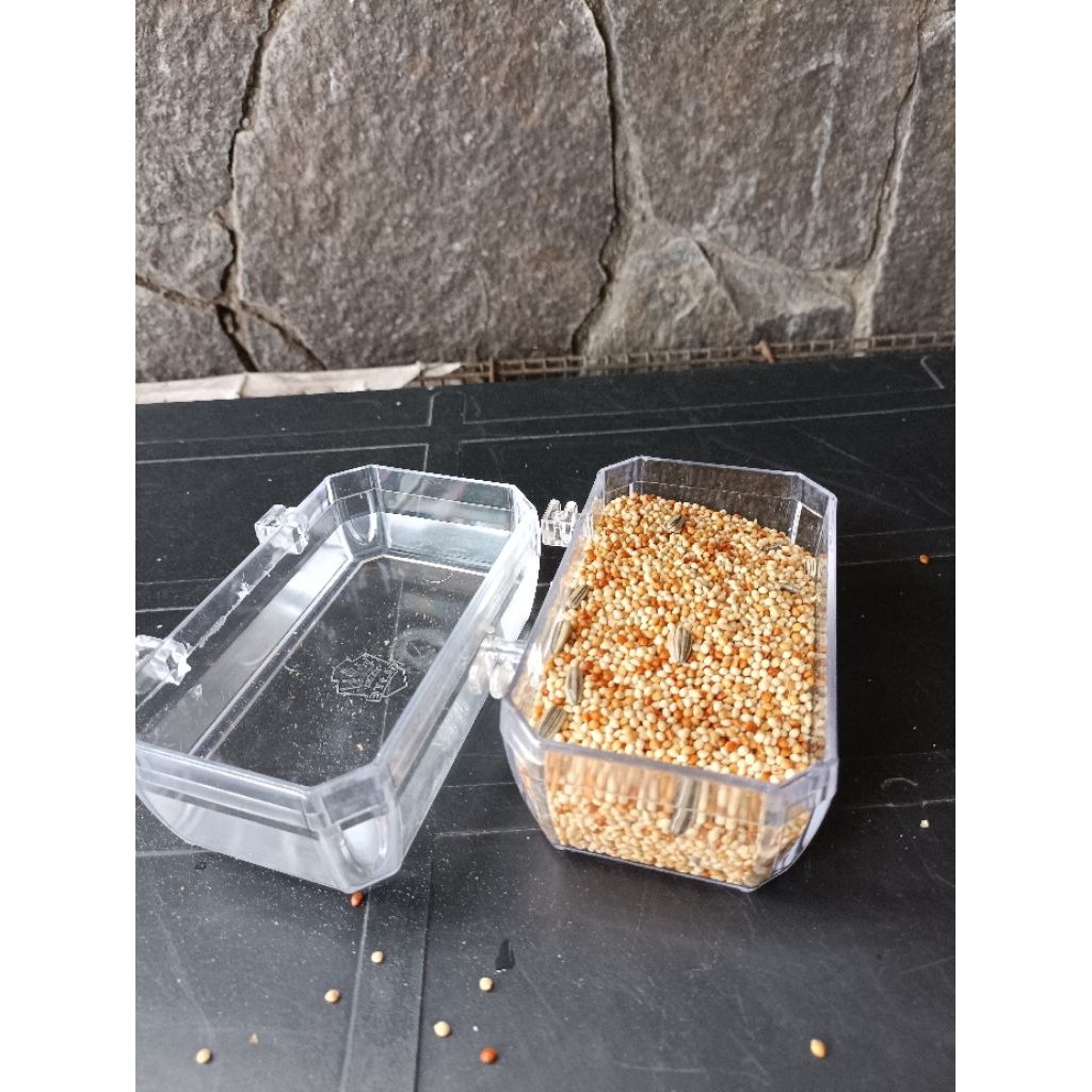 CEPUK MANDI KENARI PER PACK ISI 20 PCS TEMPAT MANDI BURUNG KENARI CEPUK TEMPAT WADAH PAKAN BURUNG