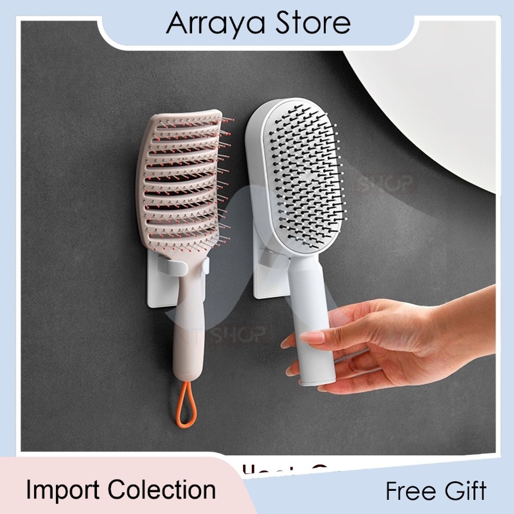 Hook Gantungan Tempat Sisir Catokan Rambut Shaver Rak Cermin Salon Kabinet Wastafel Kamar Mandi Mult