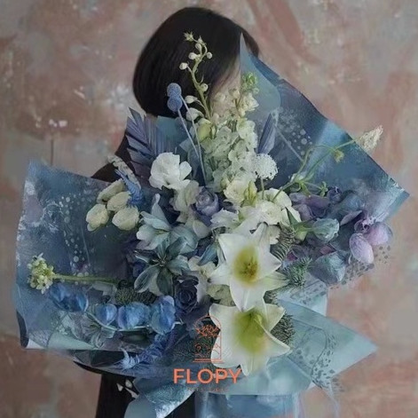 

[5 Lembar] Cellophane Flowery / Wrapping Paper Buket Bunga Kertas Tissue - FWFR