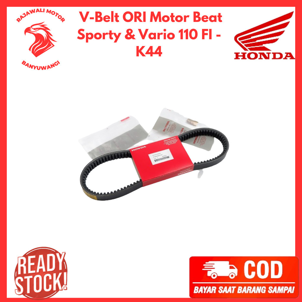 Vanbelt K44 Original AHM Honda Beat PoP / V-Belt ORI Motor Beat Sporty & Vario 110 FI - K44