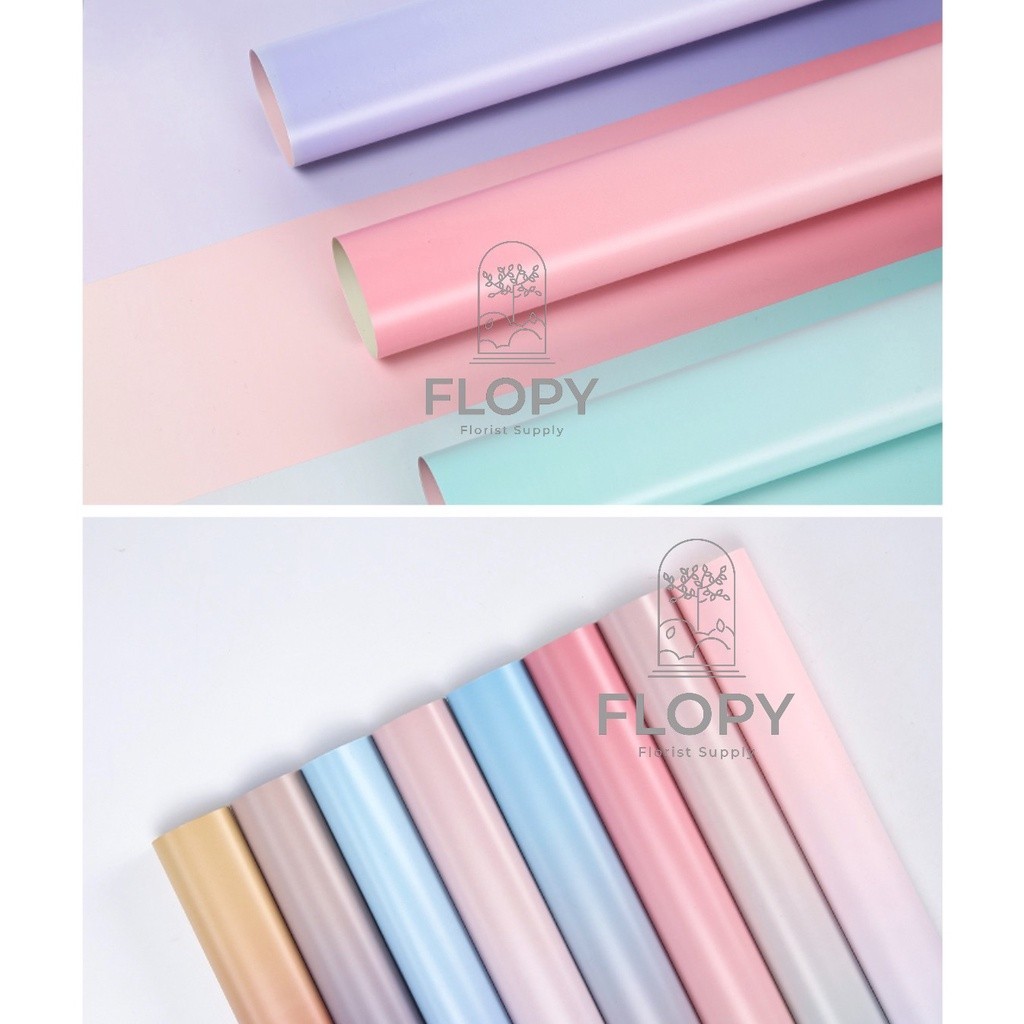 

[5 Lembar] Gradasi Warp Paper / Cellophane Kertas Bunga Rangkaian