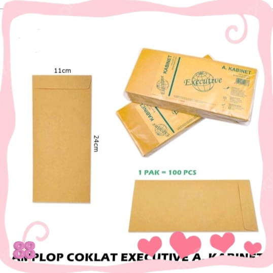 

Amplop Coklat Ukuran 11 x 24 CM / Amplop gaji ( Isi 100 lembar )