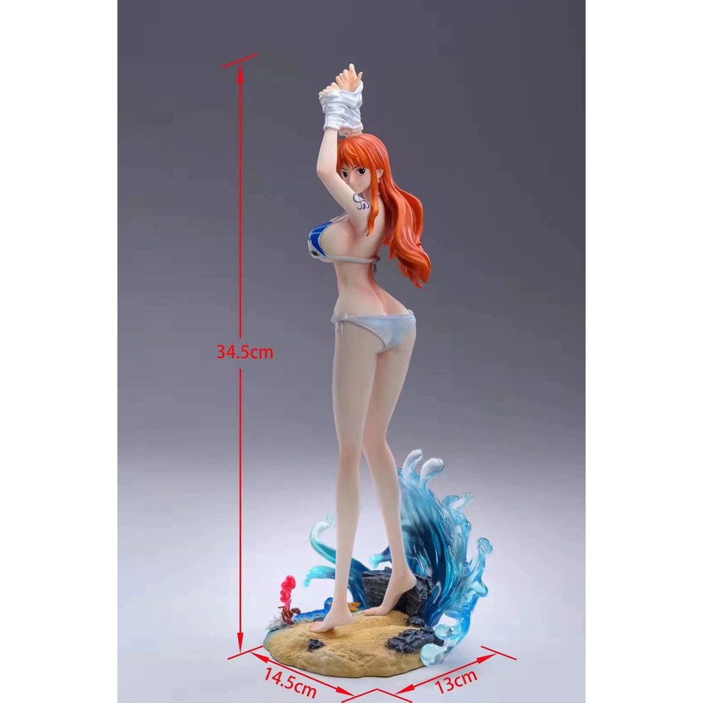 (Baca Deskripsi) Figure One Piece - Nami Sexy After Timeskip Undressing Ver.