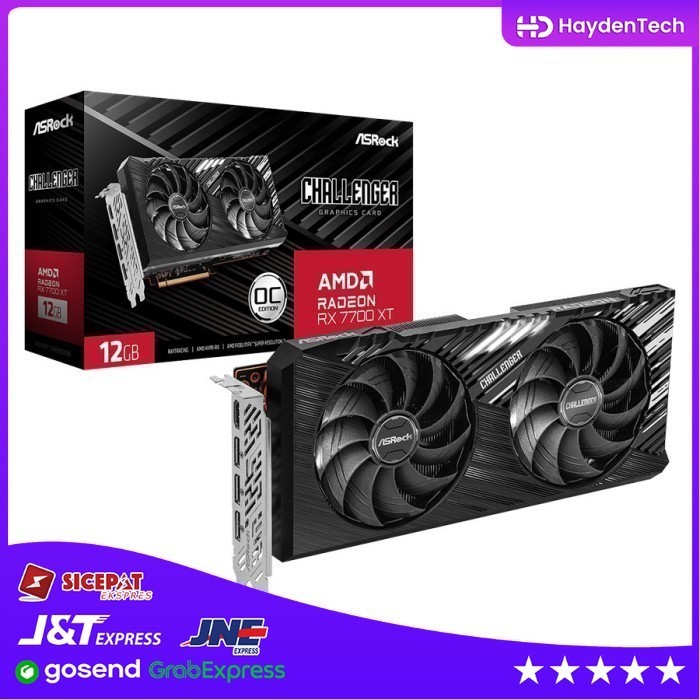 VGA ASRock Radeon RX 7700 XT 12GB Challenger OC