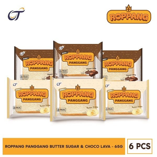 

Roppang Panggang Rasa Mix Butter Sugar dan Choco Lava (Isi 6 Pcs)