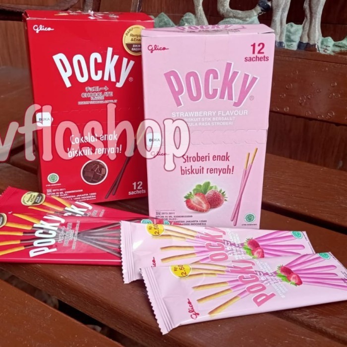 

Biskuit Pocky Mini (Box isi 12 sachet) - Coklat