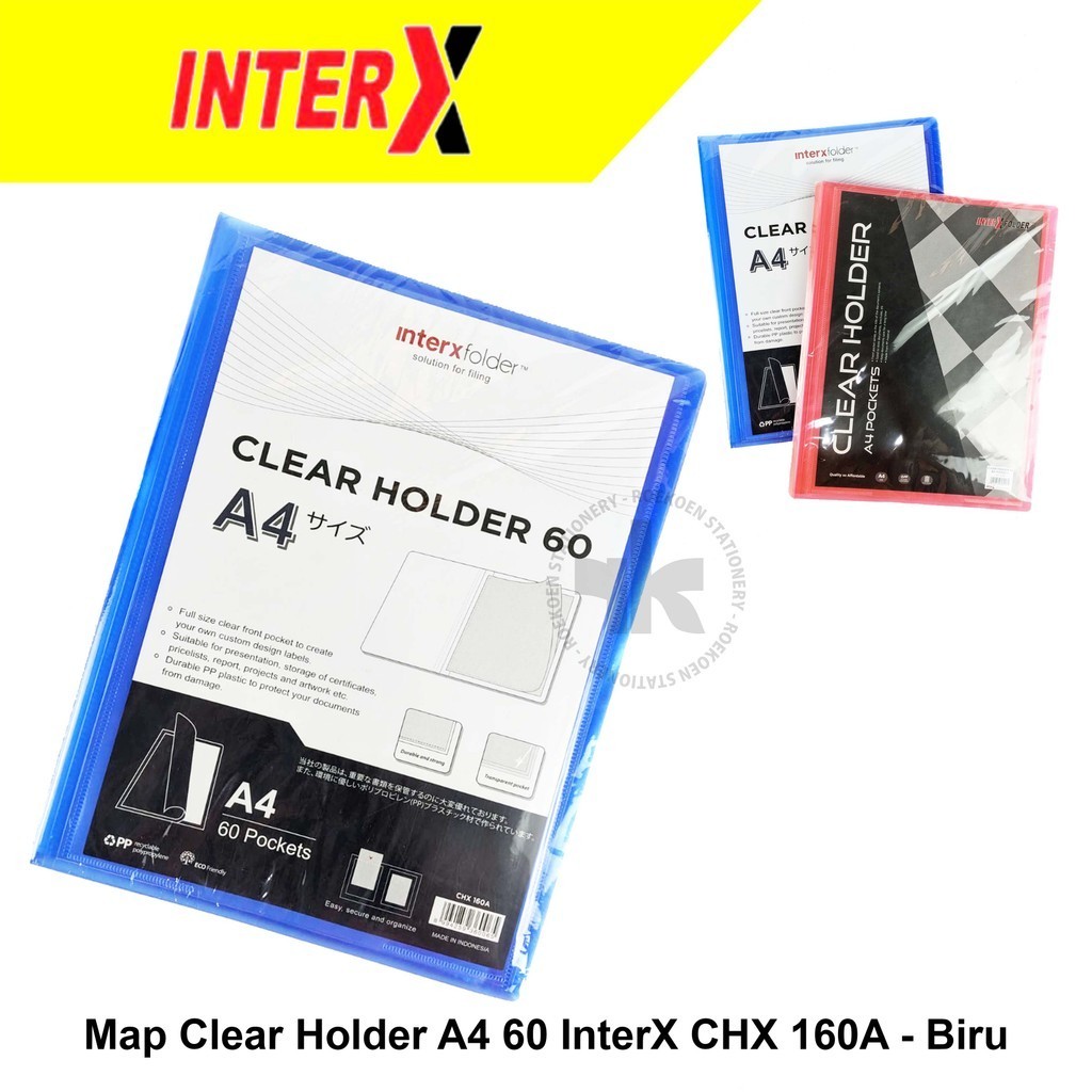 

InterX Clear Holder A4 60 Pocket CHX-160A