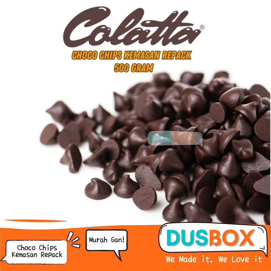 

ChocoChips Colatta Repack 500gr / Choco Chips Cokelat Colatta / Choco Chips Repack 250/500gr / Choco Chips Cokelat /Choco Chips Cokelat Repack