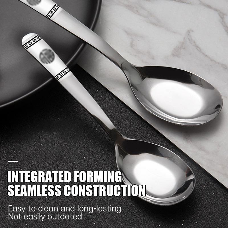 Sendok nasi korea stainless steel / Sendok nasi berbahan stainless tebal