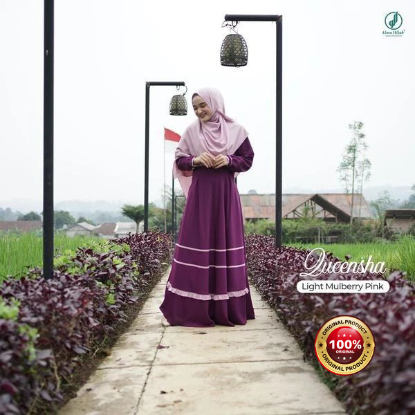 Queensa by Alwa hijab / Gamis alwa hijab / Gamis dewasa alwa / Gamis alwa murah