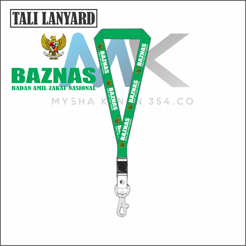 

LANYARD BAZNAS BADAN AMIL ZAKAT NASIONAL | TALI ID CARD GANTUNGAN KUNCI GANTUNGAN FLASHDISK GANTUNGAN NAMETAG TALI LANYARD BEST SELLER COD