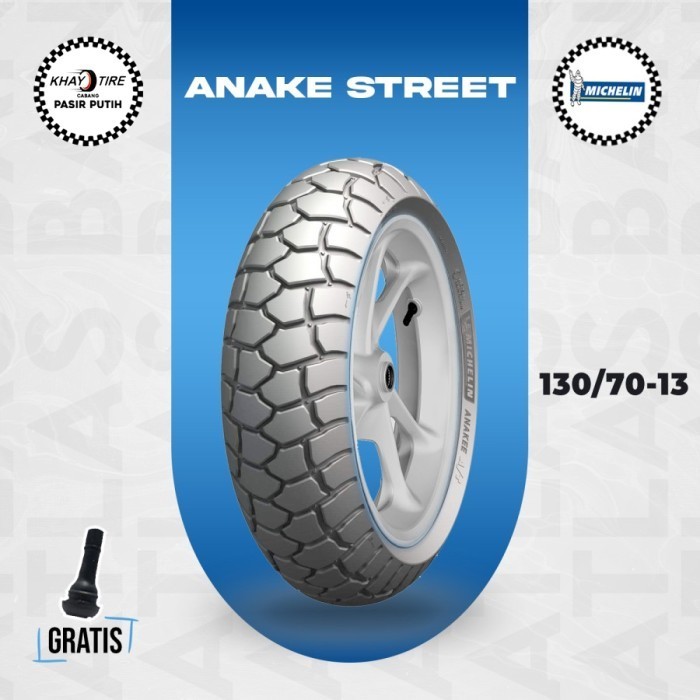 Ban Belakang Tubles Motor HONDA ADV 150 MICHELIN ANAKEE STREET 130/70 Ring 13