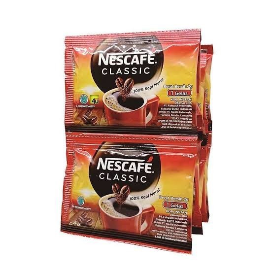 

Nescafe Classic / 1 Renceng / 10 Pcs