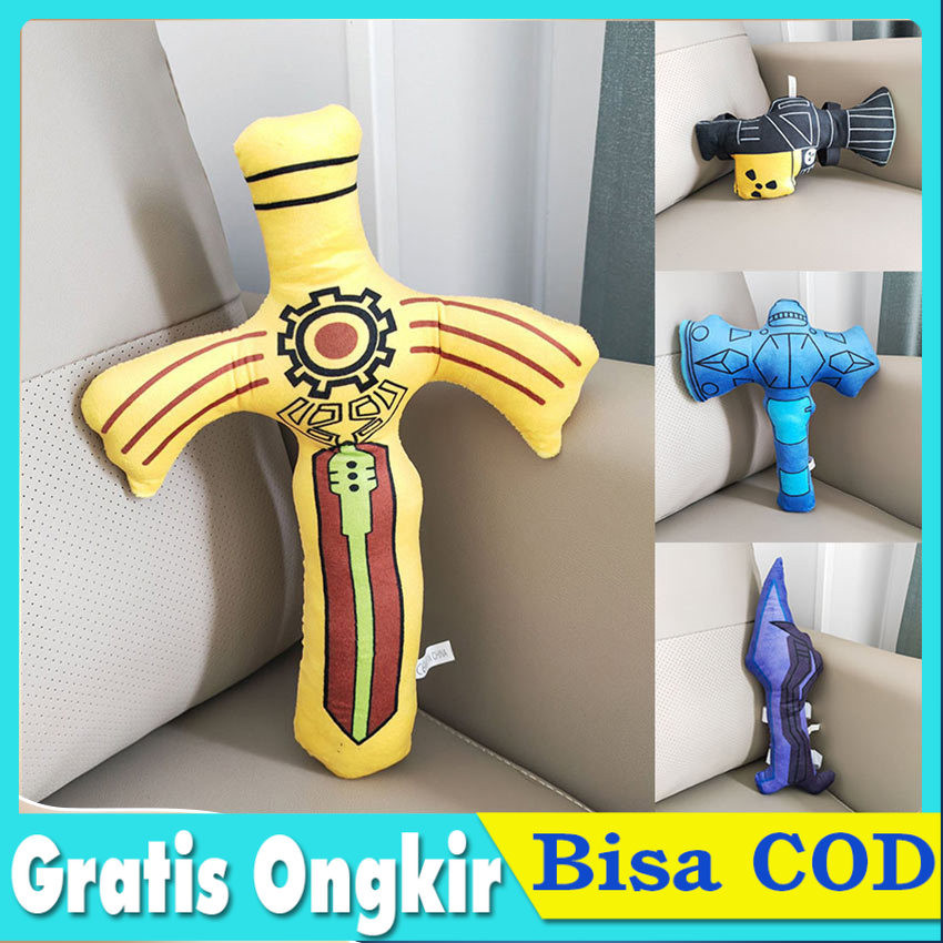 Mainan plush Skibidi Toilet Tembak Titan Kameraman Senjata Speakerman