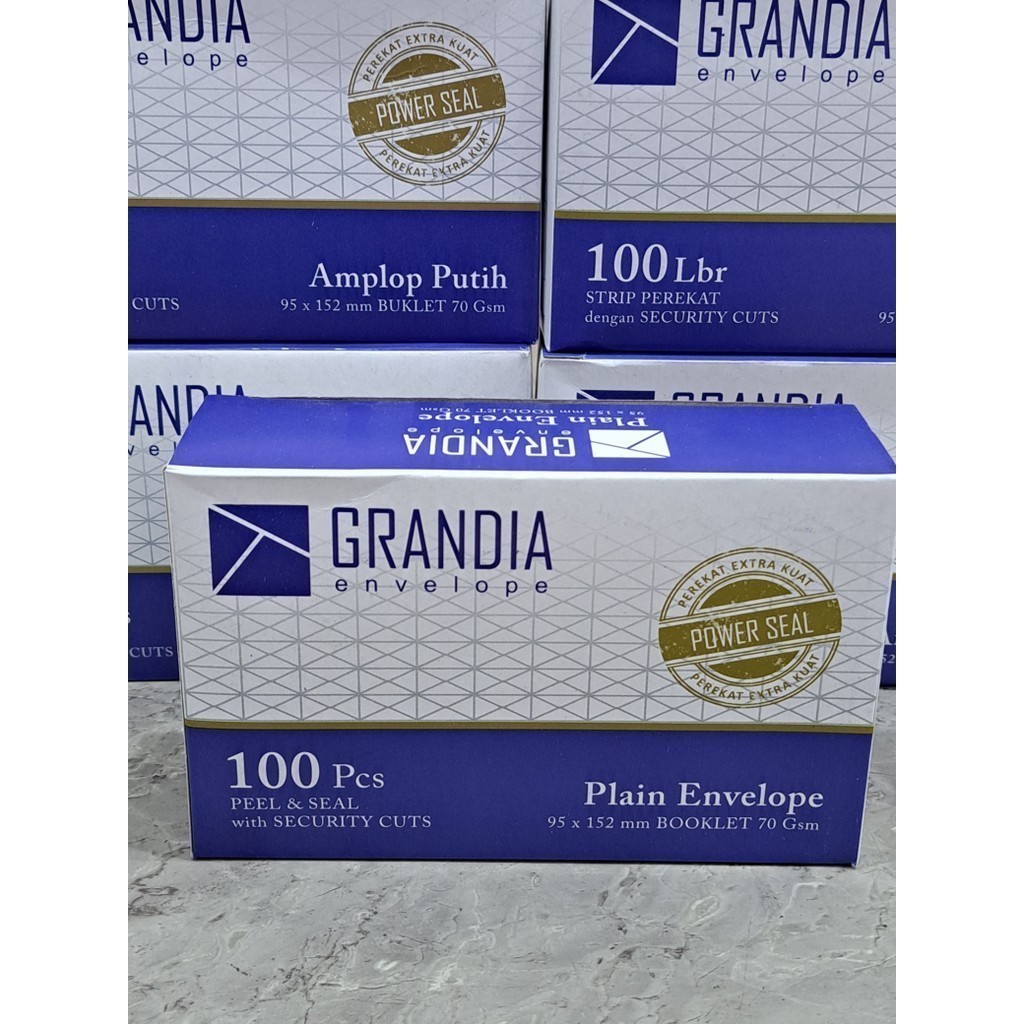 

J2 - Amplop Putih polos P104 Grandia Isi 100 Lembar