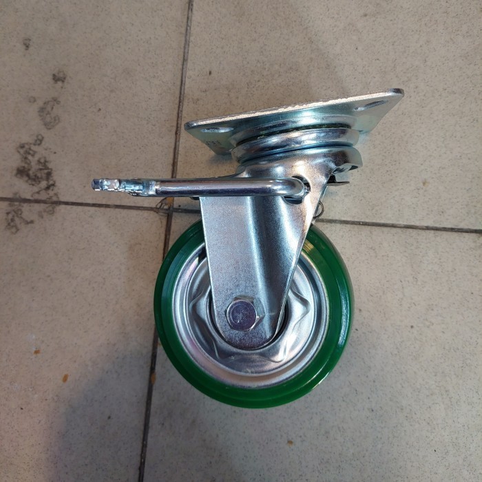 Roda Troli / Caster Wheel / Roda Troli Pu Osaka 6 inch Rem