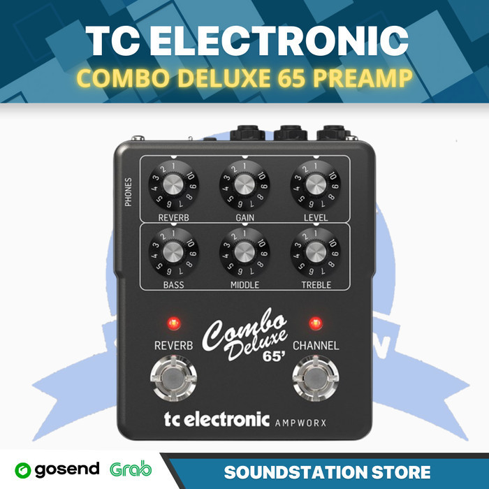 TC Electronic Combo Deluxe 65' Preamp Guitar Effect Pedal - Efek Gitar