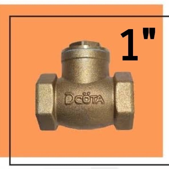 Check valve 1 inch Kuningan Swing check valve 1" kuningan
