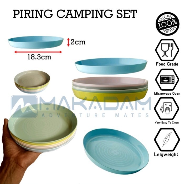piring set camping portable hiking